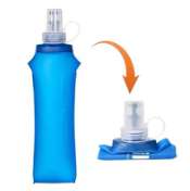 GARRAFA DE ÁGUA 250ML DOBRÁVEL DE SILICONE